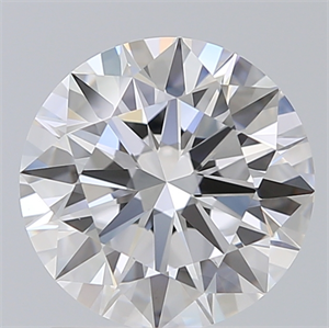 Picture of Lab Created Diamond 1.68 Carats, Round with Excellent Cut, D Color, VS1 Clarity and Certified by IGI