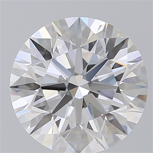 Picture of Lab Created Diamond 1.65 Carats, Round with Ideal Cut, E Color, VS1 Clarity and Certified by IGI