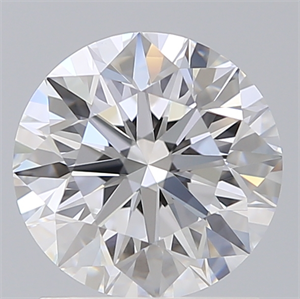 Picture of Lab Created Diamond 1.53 Carats, Round with Excellent Cut, D Color, VVS2 Clarity and Certified by IGI