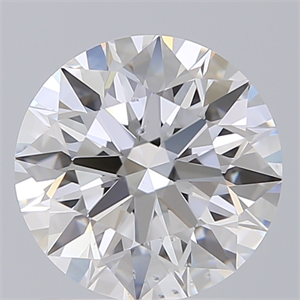 Foto Del inventario de diamantes de laboratorio, 1.63 quilates, Redondo , Color D, claridad SI1 y certificado IGI de