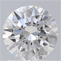 Lab Created Diamond 1.19 Carats, Round with Excellent Cut, D Color, VVS1 Clarity and Certified by IGI