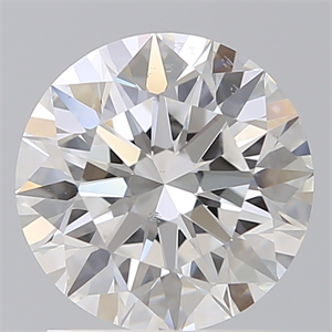 Foto Del inventario de diamantes de laboratorio, 1.73 quilates, Redondo , Color E, claridad VS2 y certificado IGI de