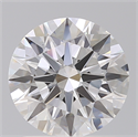Lab Created Diamond 1.66 Carats, Round with Ideal Cut, D Color, VS1 Clarity and Certified by IGI