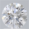 Lab Created Diamond 1.27 Carats, Round with Ideal Cut, D Color, VS1 Clarity and Certified by IGI
