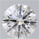 Lab Created Diamond 1.77 Carats, Round with Ideal Cut, D Color, VS2 Clarity and Certified by IGI