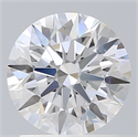 Lab Created Diamond 1.67 Carats, Round with Ideal Cut, E Color, VS1 Clarity and Certified by IGI