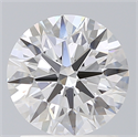 Lab Created Diamond 1.57 Carats, Round with Ideal Cut, D Color, VS2 Clarity and Certified by IGI