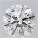 Lab Created Diamond 1.18 Carats, Round with Ideal Cut, D Color, VVS2 Clarity and Certified by IGI