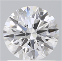 Lab Created Diamond 1.22 Carats, Round with Ideal Cut, D Color, VVS1 Clarity and Certified by IGI