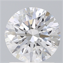 Lab Created Diamond 1.53 Carats, Round with Ideal Cut, D Color, VVS2 Clarity and Certified by IGI