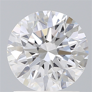 Picture of Lab Created Diamond 1.53 Carats, Round with Ideal Cut, D Color, VVS2 Clarity and Certified by IGI
