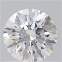 Lab Created Diamond 0.71 Carats, Round with Ideal Cut, D Color, VS2 Clarity and Certified by IGI
