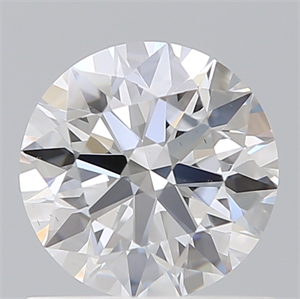 Picture of Lab Created Diamond 0.91 Carats, Round with Ideal Cut, D Color, VS2 Clarity and Certified by IGI