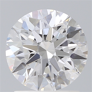 Picture of Lab Created Diamond 1.64 Carats, Round with Ideal Cut, D Color, VS2 Clarity and Certified by IGI