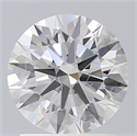 Lab Created Diamond 1.66 Carats, Round with Ideal Cut, E Color, VS2 Clarity and Certified by IGI