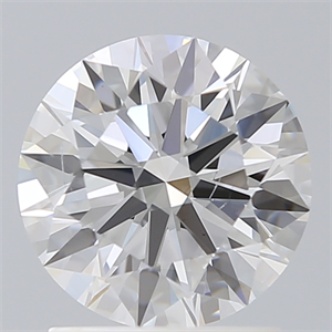 Foto Del inventario de diamantes de laboratorio, 1.66 quilates, Redondo , Color E, claridad VS2 y certificado IGI de