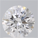 Lab Created Diamond 0.90 Carats, Round with Excellent Cut, D Color, VS2 Clarity and Certified by IGI