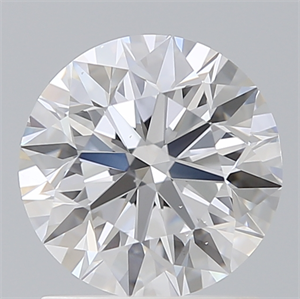 Foto Del inventario de diamantes de laboratorio, 1.50 quilates, Redondo , Color E, claridad VS2 y certificado IGI de