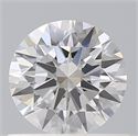 Lab Created Diamond 0.70 Carats, Round with Ideal Cut, D Color, VVS2 Clarity and Certified by IGI