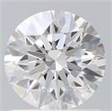 Lab Created Diamond 1.15 Carats, Round with Ideal Cut, D Color, VS2 Clarity and Certified by IGI
