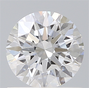 Picture of Lab Created Diamond 0.90 Carats, Round with Ideal Cut, D Color, VS2 Clarity and Certified by IGI