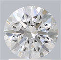 Lab Created Diamond 1.67 Carats, Round with Ideal Cut, E Color, VS1 Clarity and Certified by IGI