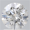 Lab Created Diamond 1.44 Carats, Round with Ideal Cut, D Color, VS1 Clarity and Certified by IGI