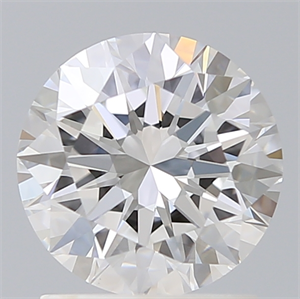 Picture of Lab Created Diamond 1.51 Carats, Round with Excellent Cut, D Color, VS1 Clarity and Certified by IGI