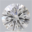Lab Created Diamond 1.73 Carats, Round with Ideal Cut, F Color, VS1 Clarity and Certified by IGI