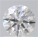 Lab Created Diamond 0.90 Carats, Round with Ideal Cut, D Color, VS2 Clarity and Certified by IGI