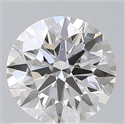 Lab Created Diamond 0.91 Carats, Round with Ideal Cut, D Color, VS2 Clarity and Certified by IGI