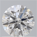Del inventario de diamantes de laboratorio, 0.70 quilates, Redondo , Color D, claridad VVS2 y certificado IGI
