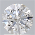 Lab Created Diamond 1.31 Carats, Round with Ideal Cut, D Color, VVS2 Clarity and Certified by IGI