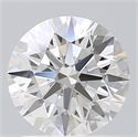 Lab Created Diamond 1.62 Carats, Round with Ideal Cut, E Color, VS1 Clarity and Certified by IGI
