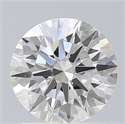 Lab Created Diamond 1.54 Carats, Round with Ideal Cut, E Color, VS1 Clarity and Certified by IGI