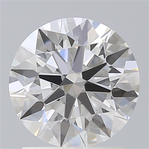 Foto Del inventario de diamantes de laboratorio, 1.61 quilates, Redondo , Color E, claridad VS1 y certificado IGI de