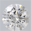 Lab Created Diamond 1.69 Carats, Round with Ideal Cut, F Color, VS2 Clarity and Certified by IGI