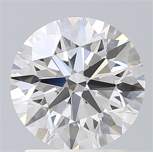 Picture of Lab Created Diamond 1.81 Carats, Round with Ideal Cut, E Color, VS2 Clarity and Certified by IGI