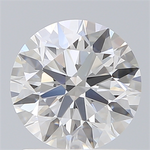 Picture of Lab Created Diamond 1.55 Carats, Round with Ideal Cut, D Color, VVS2 Clarity and Certified by IGI