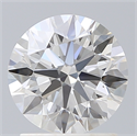 Lab Created Diamond 1.55 Carats, Round with Ideal Cut, E Color, VS1 Clarity and Certified by IGI