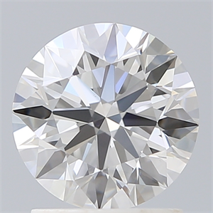 Foto Del inventario de diamantes de laboratorio, 1.55 quilates, Redondo , Color E, claridad VS1 y certificado IGI de