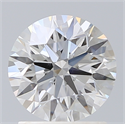 Lab Created Diamond 1.51 Carats, Round with Ideal Cut, D Color, VS1 Clarity and Certified by IGI