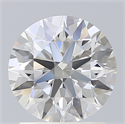 Lab Created Diamond 1.63 Carats, Round with Ideal Cut, E Color, VS1 Clarity and Certified by IGI