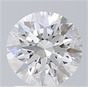 Lab Created Diamond 1.67 Carats, Round with Ideal Cut, D Color, VS1 Clarity and Certified by IGI