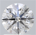 Lab Created Diamond 1.31 Carats, Round with Ideal Cut, E Color, VVS2 Clarity and Certified by IGI