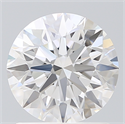 Lab Created Diamond 1.38 Carats, Round with Ideal Cut, E Color, VVS2 Clarity and Certified by IGI