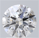Lab Created Diamond 1.67 Carats, Round with Ideal Cut, F Color, VVS2 Clarity and Certified by IGI