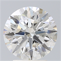 Lab Created Diamond 3.26 Carats, Round with Ideal Cut, G Color, VS2 Clarity and Certified by IGI