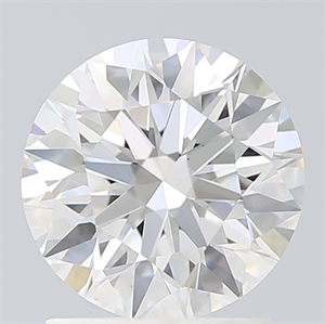 Foto Del inventario de diamantes de laboratorio, 1.61 quilates, Redondo , Color E, claridad VS1 y certificado IGI de