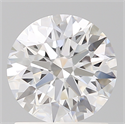 Lab Created Diamond 1.31 Carats, Round with Ideal Cut, D Color, VVS2 Clarity and Certified by IGI
